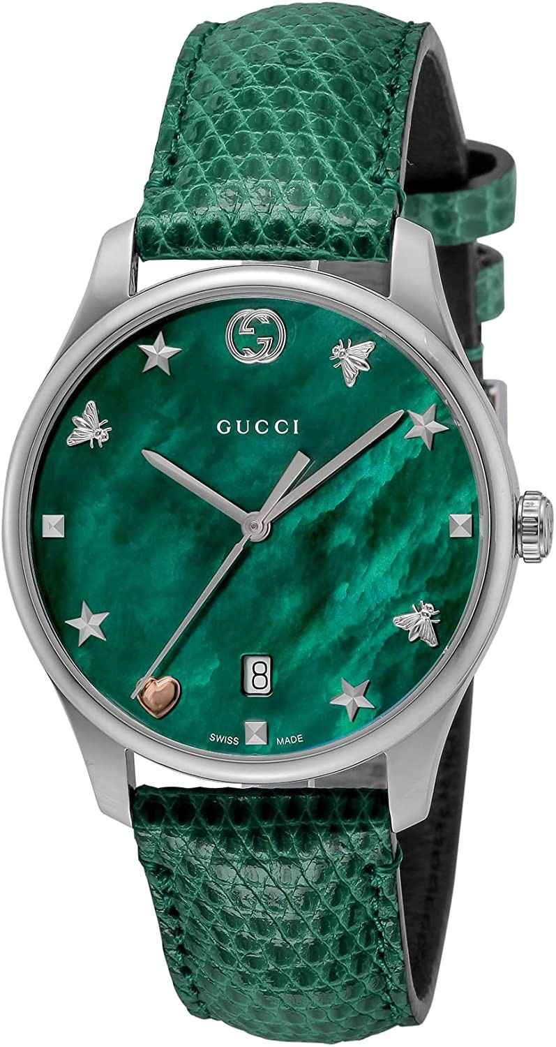 [Gucci] 手錶 G Timeless YA1264042 女士綠色